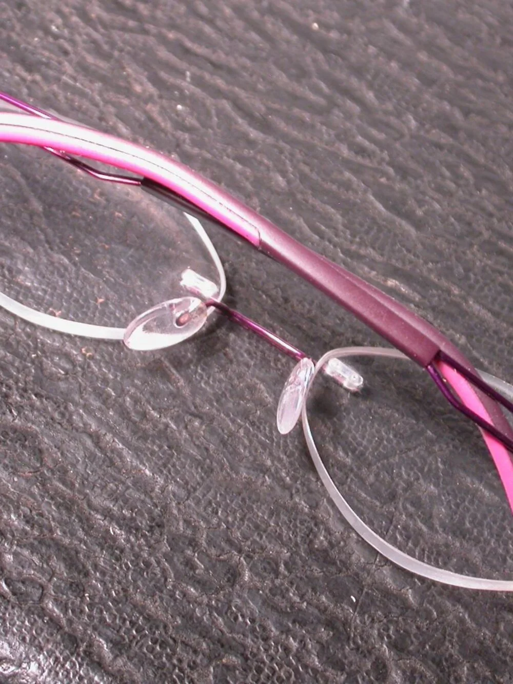 Silhouette Purple Wire Light Weight Eyeglasses Made in Austria